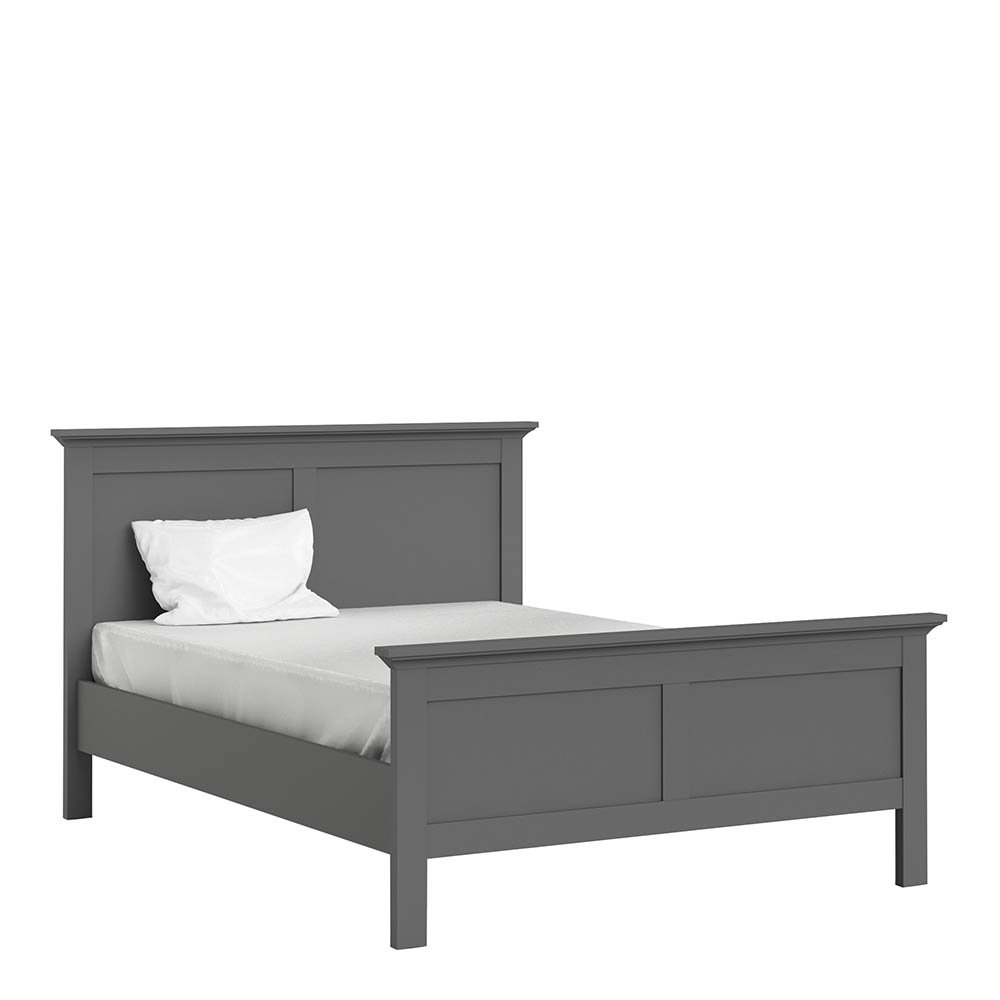 Paris Double Bed 4ft6 (140 x 190) Matt Grey